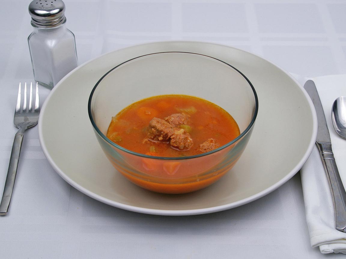 Calories in 1 cup(s) of Albondigas Soup