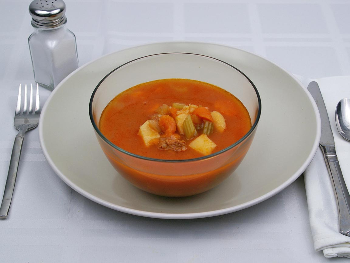 Calories in 2 cup(s) of Albondigas Soup