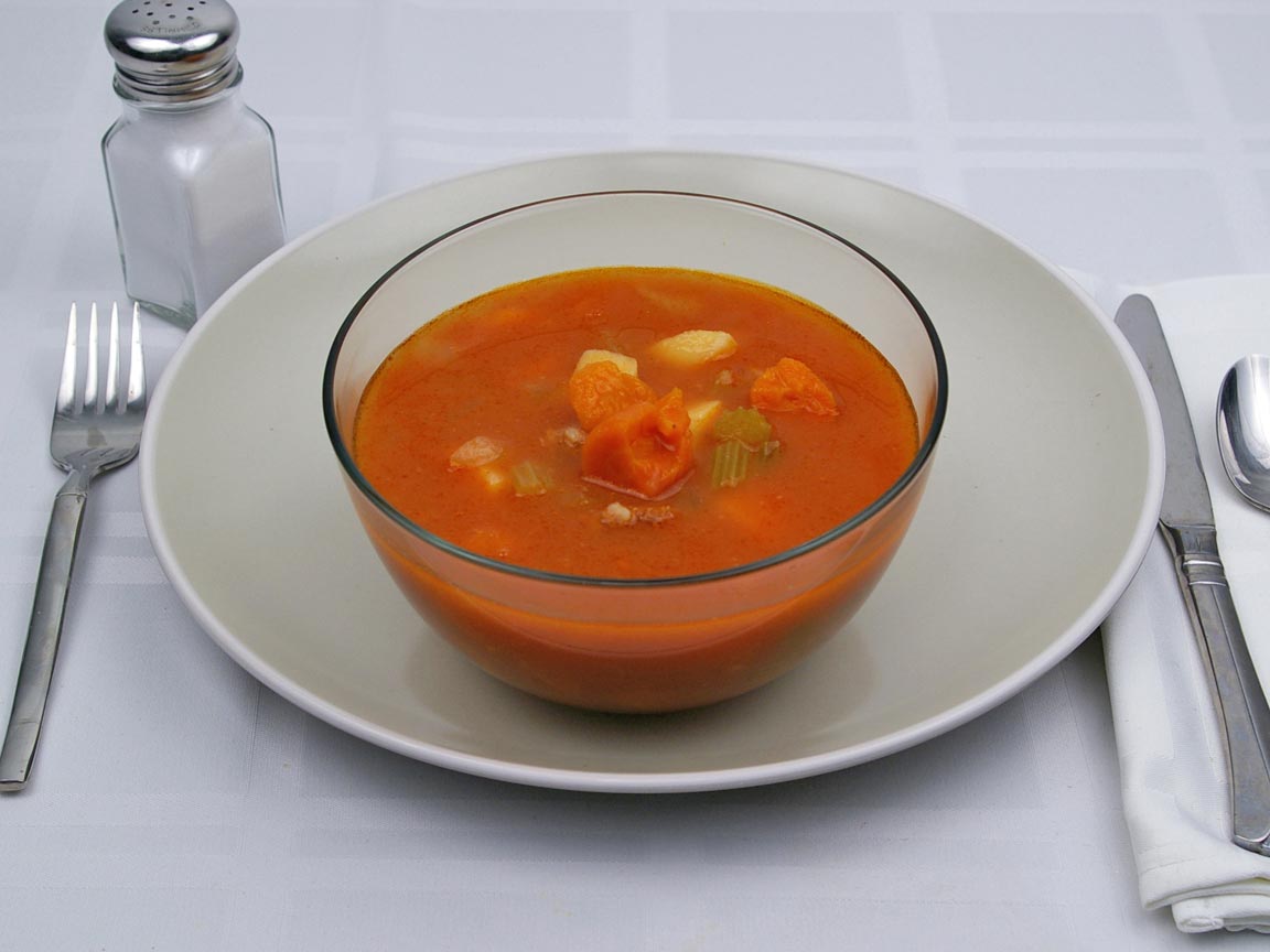 Calories in 2.25 cup(s) of Albondigas Soup