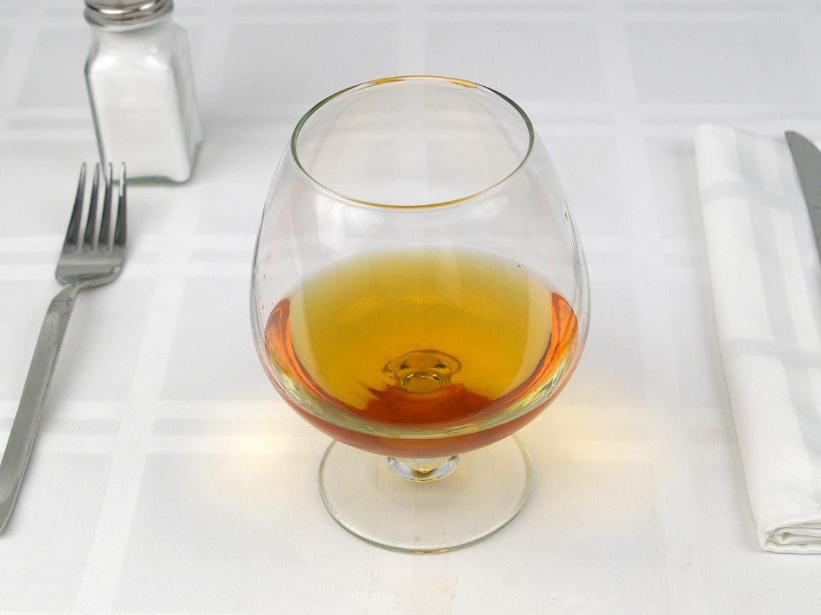 Calories in 5 fl oz(s) of Brandy - Cognac