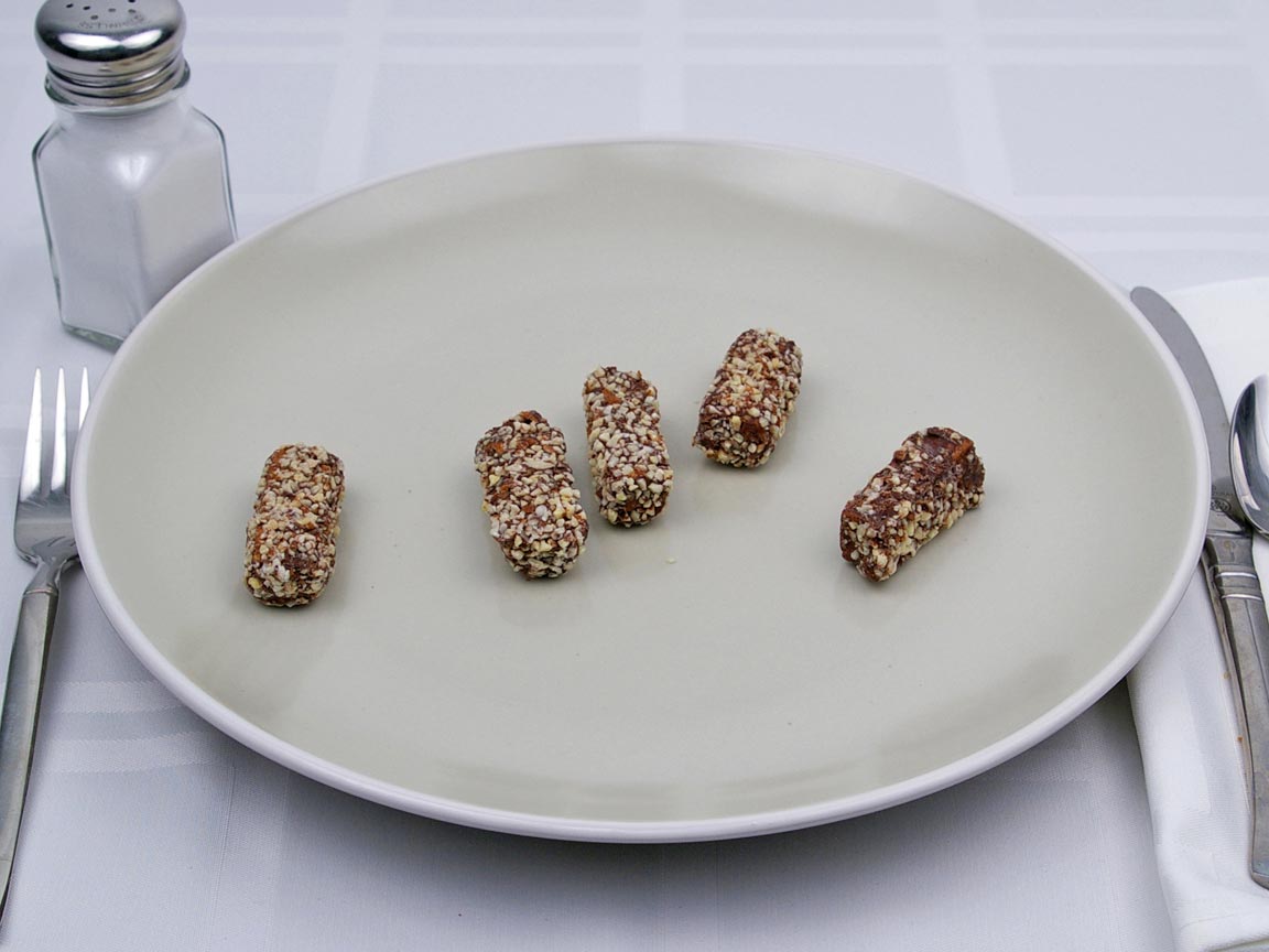 Calories in 5 piece(s) of Almond Roca