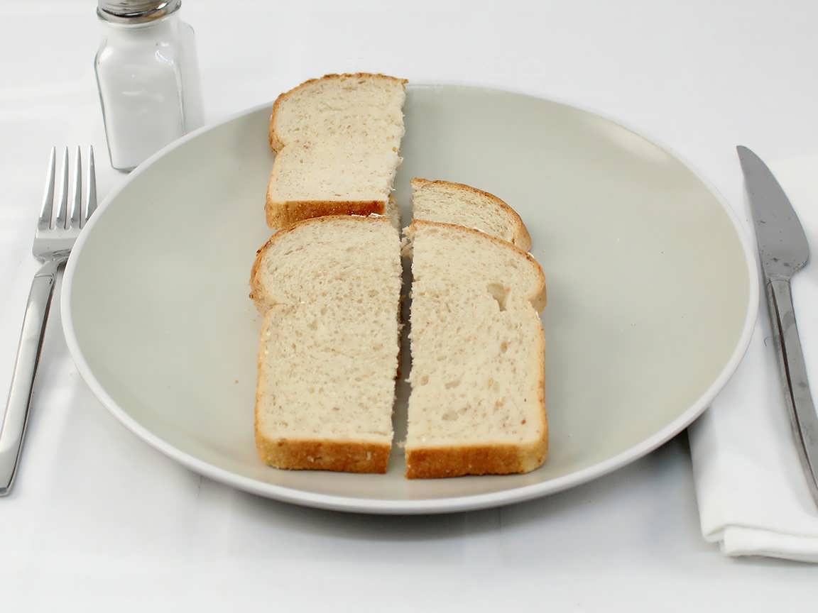 Calories in 5 piece(s) of Ancient Grains Spelt Bread