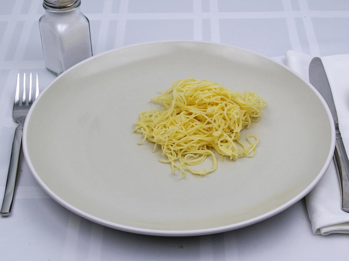 Calories in 113 grams of Angel Hair Pasta - Plate