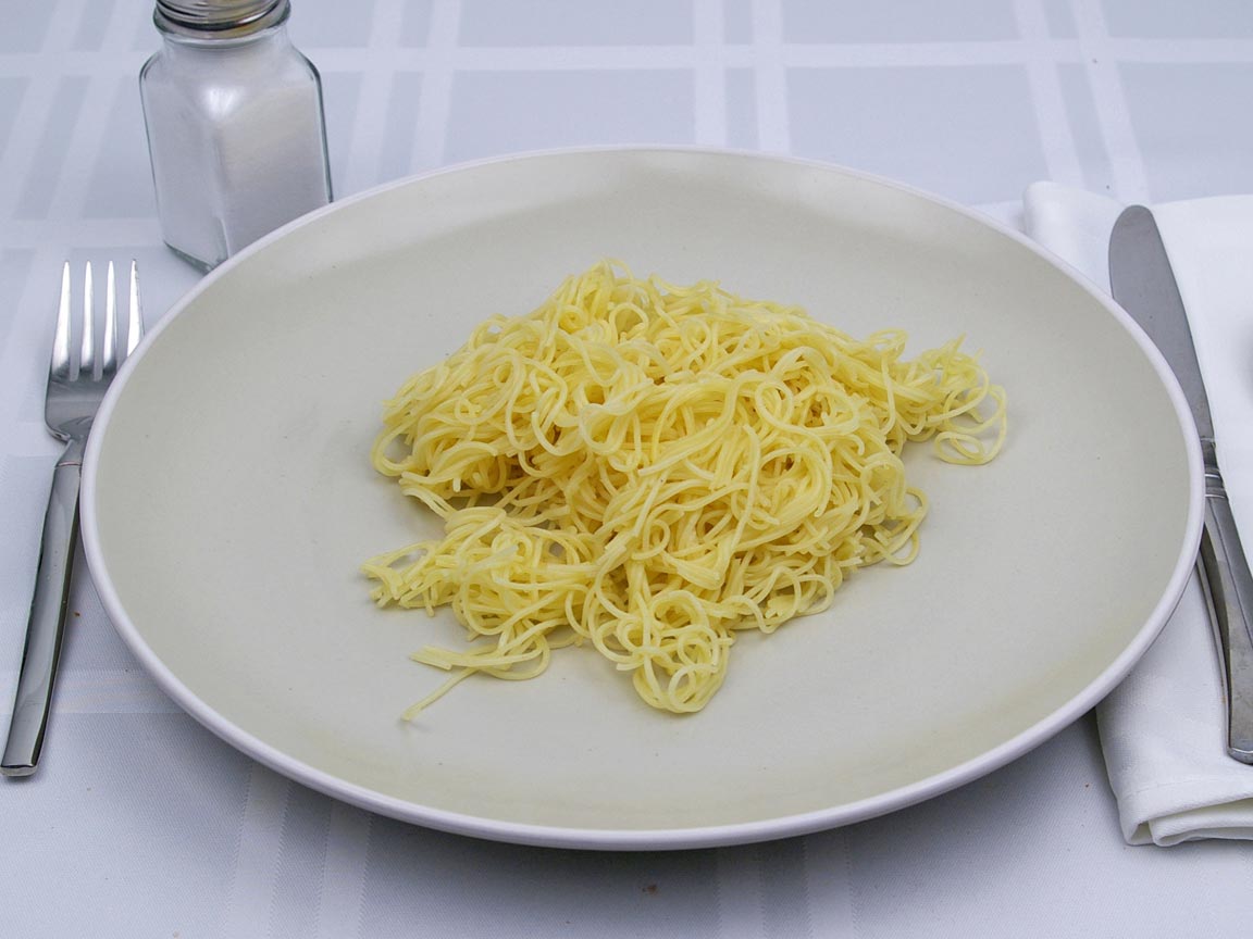 Calories in 226 grams of Angel Hair Pasta - Plate