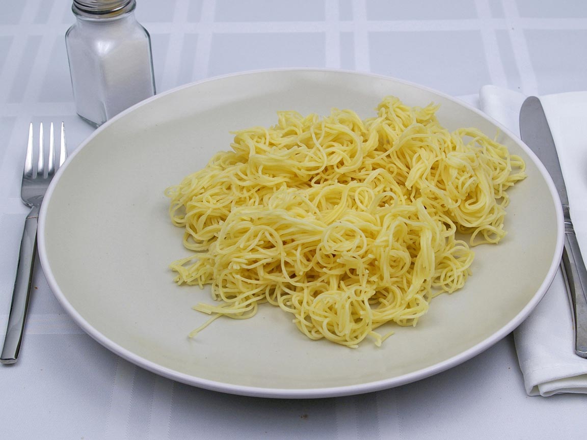Calories in 396 grams of Angel Hair Pasta - Plate