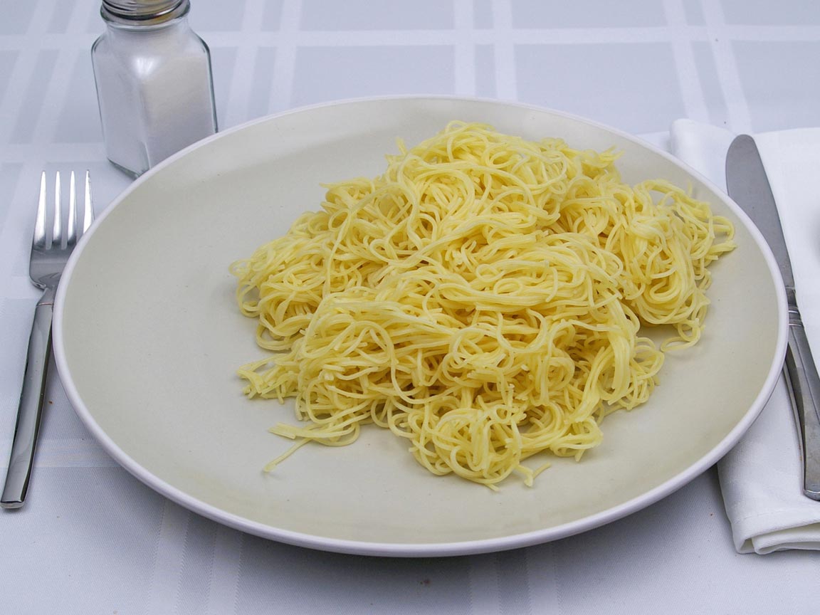Calories in 453 grams of Angel Hair Pasta - Plate