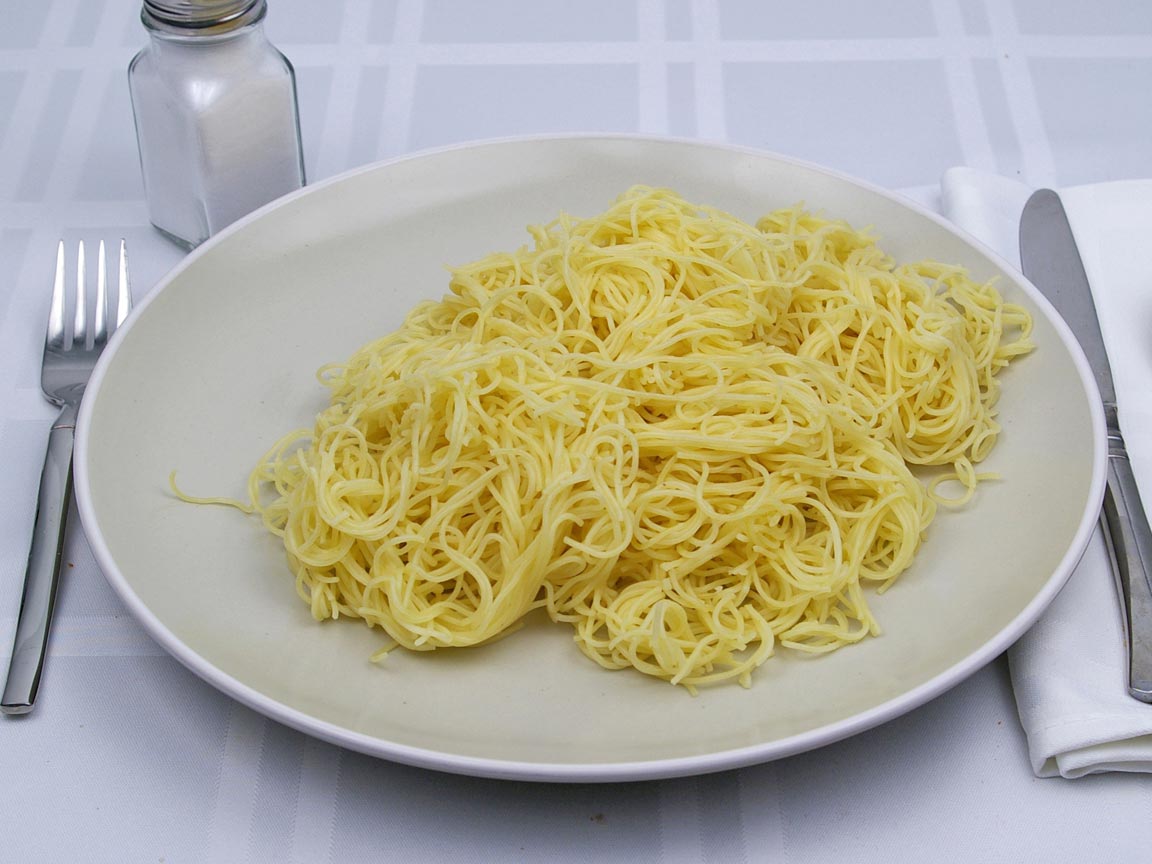 Calories in 510 grams of Angel Hair Pasta - Plate