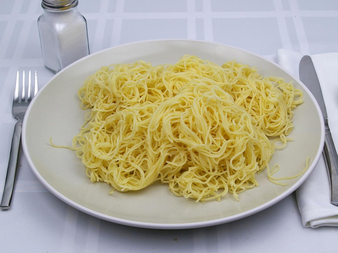 Calories in 623 grams of Angel Hair Pasta - Plate