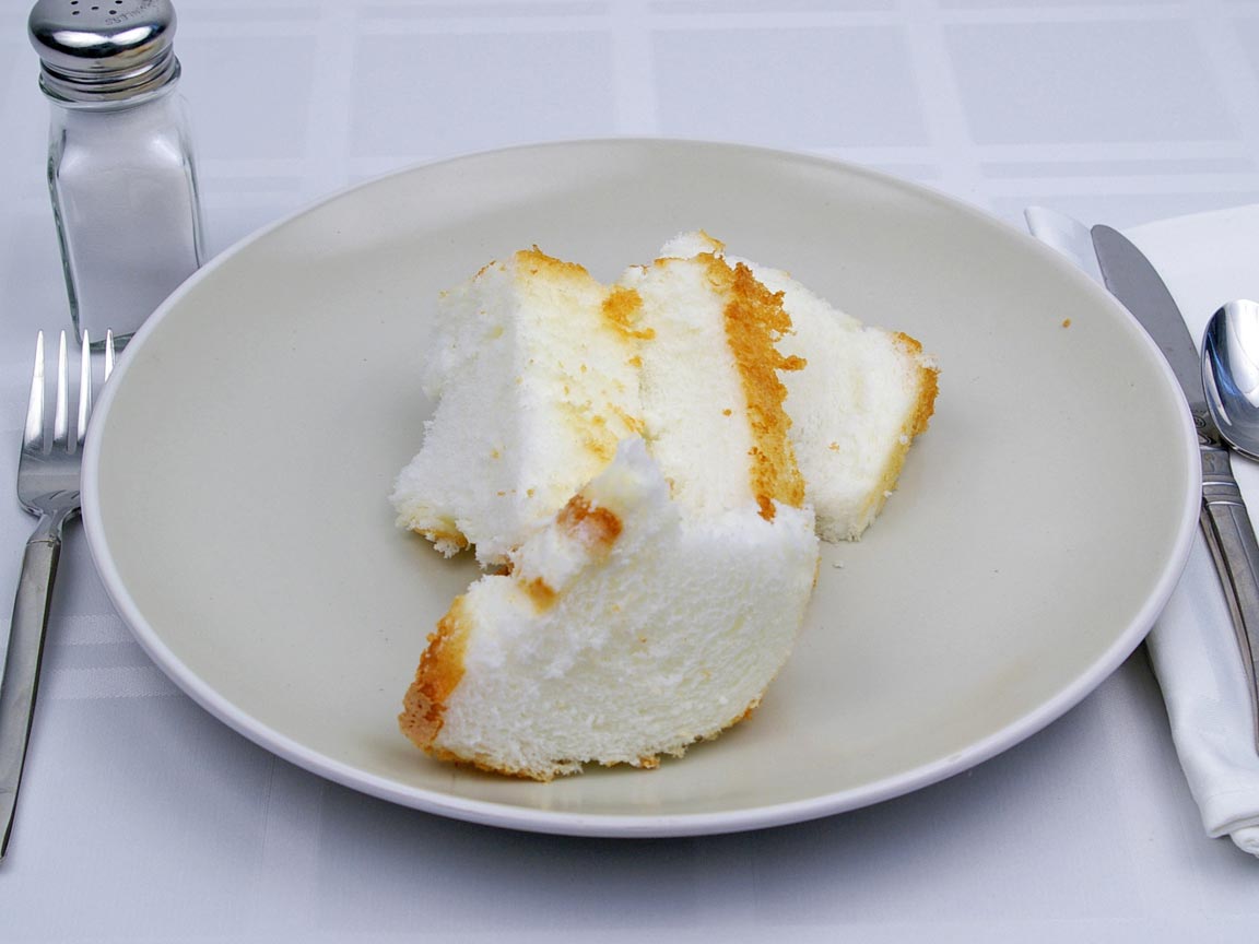 Calories in 2 piece(s) of Angel Food Cake - Avg
