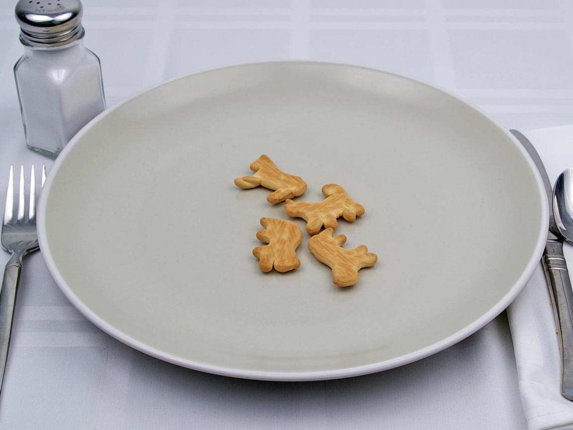 Calories in 4 cookie(s) of Animal Crackers Cookie