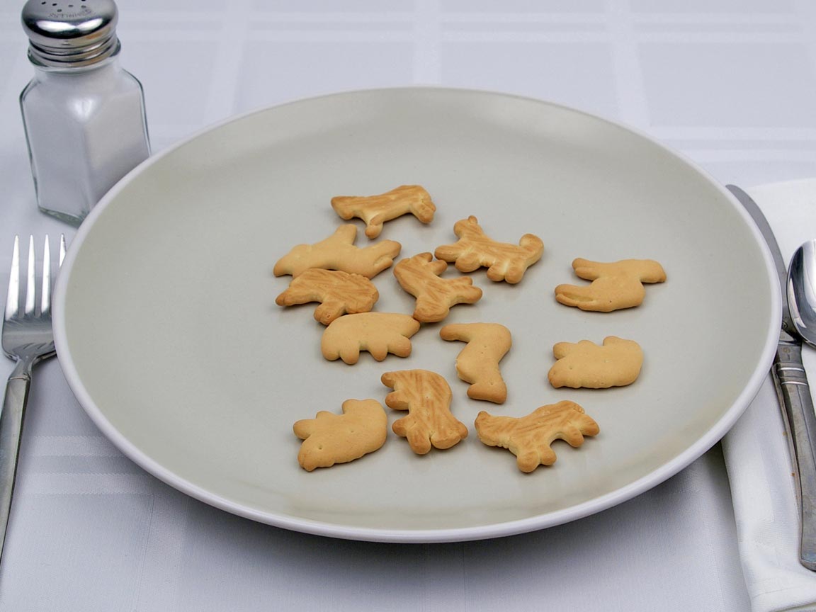Calories in 12 cookie(s) of Animal Crackers Cookie