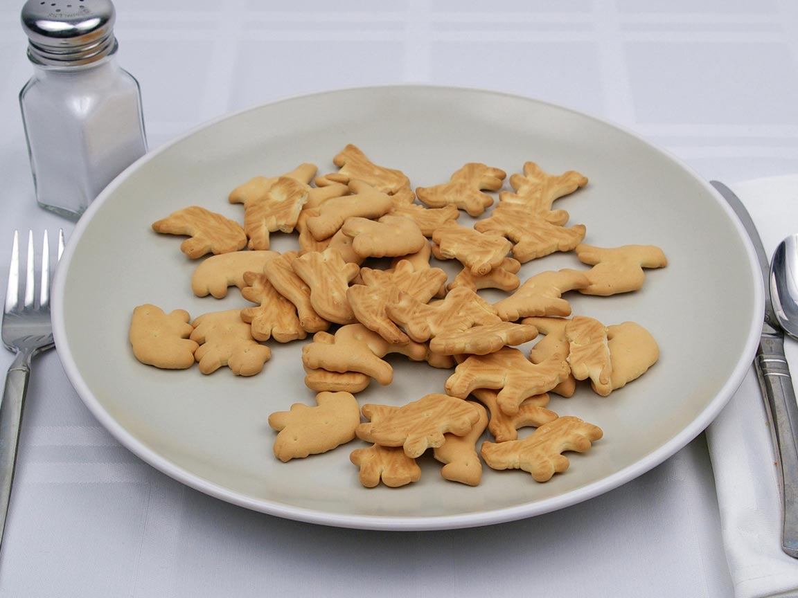 Calories in 40 cookie(s) of Animal Crackers Cookie