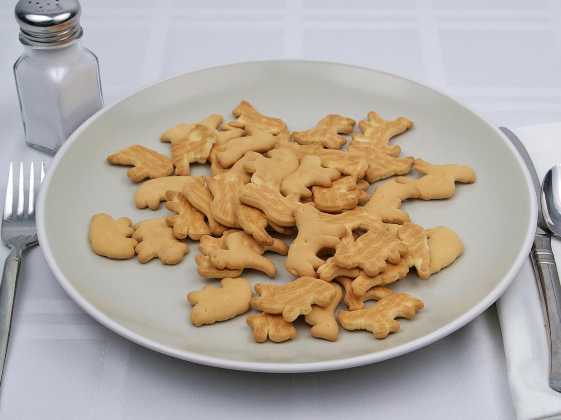 Calories in 44 cookie(s) of Animal Crackers Cookie
