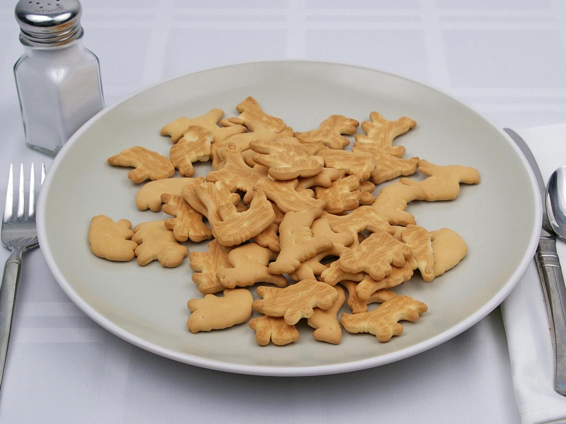Calories in 48 cookie(s) of Animal Crackers Cookie