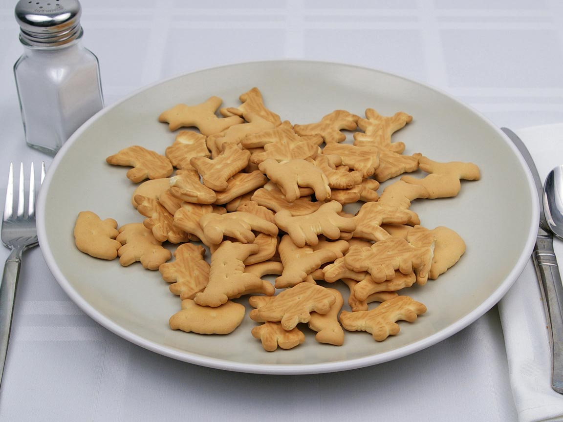 Calories in 56 cookie(s) of Animal Crackers Cookie