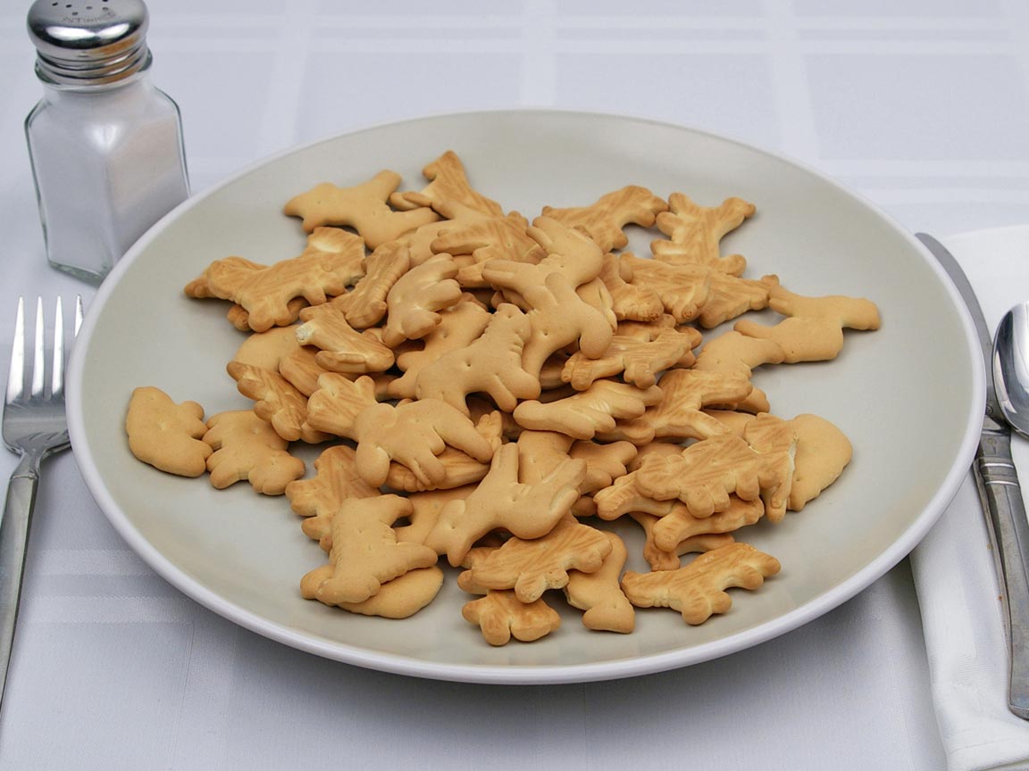 Calories in 64 cookie(s) of Animal Crackers Cookie
