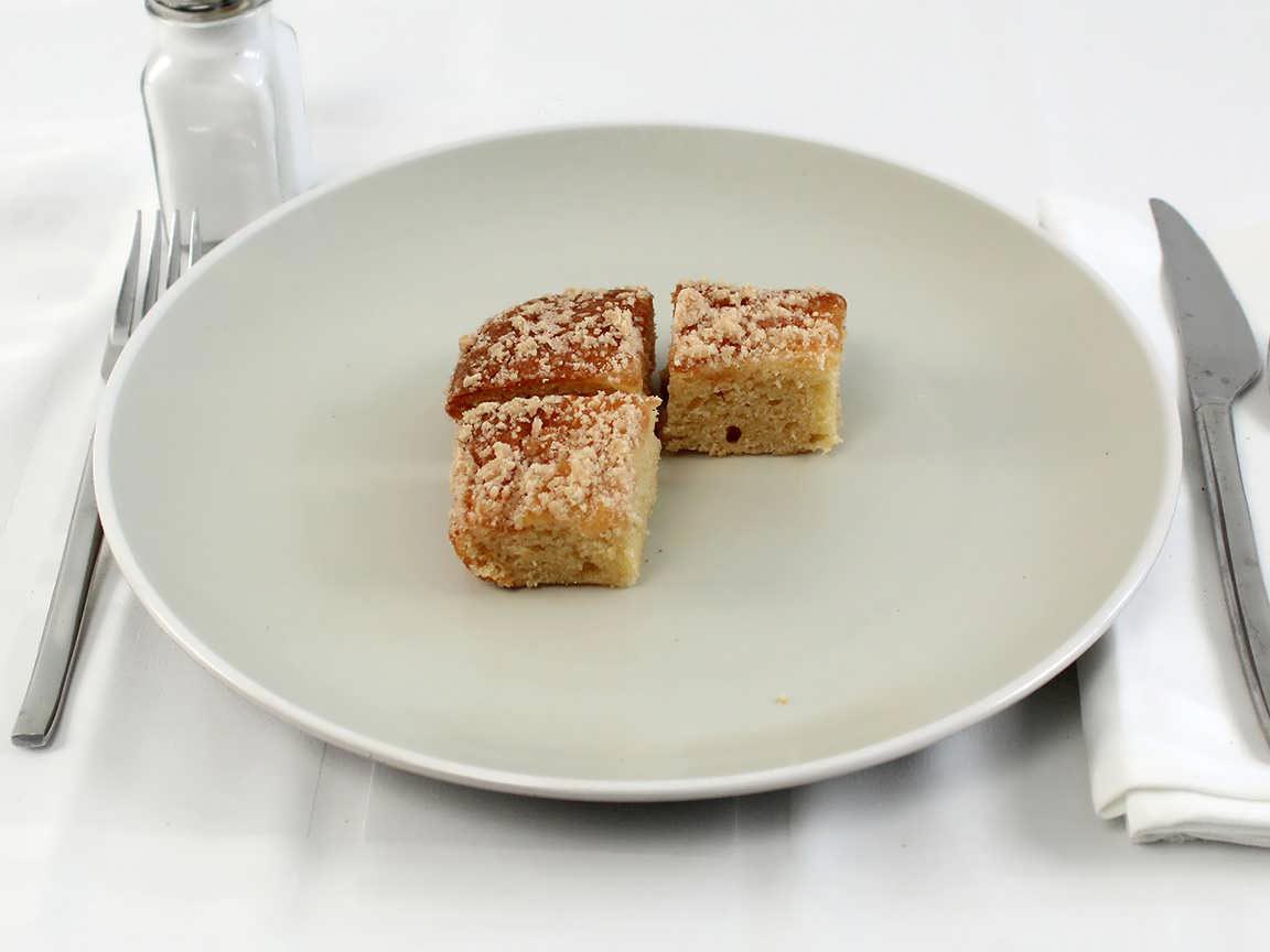 Calories in 0.75 piece(s) of Apple Coffee Cake