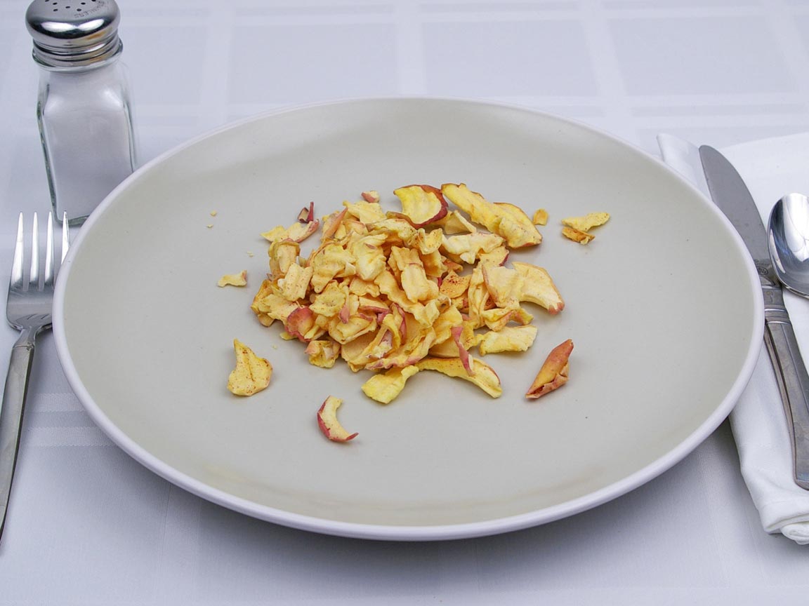 Calories in 21 grams of Apple Chips