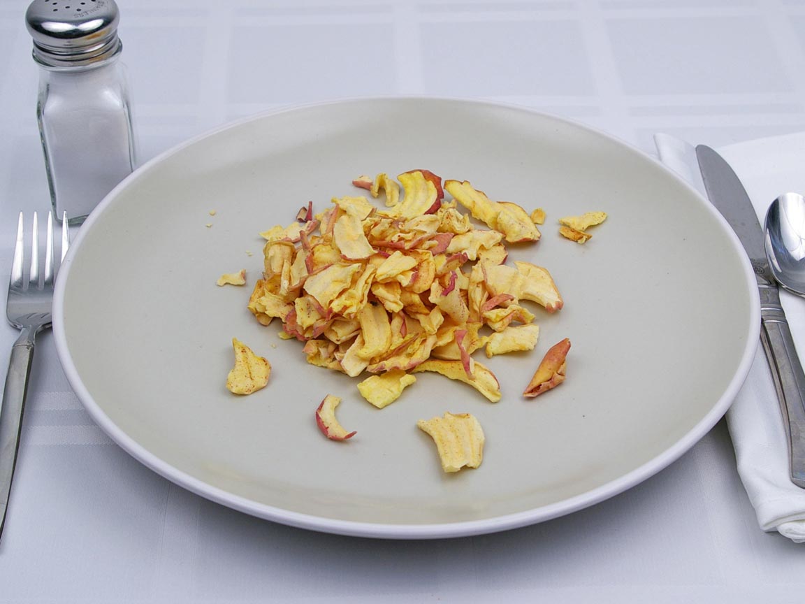 Calories in 28 grams of Apple Chips