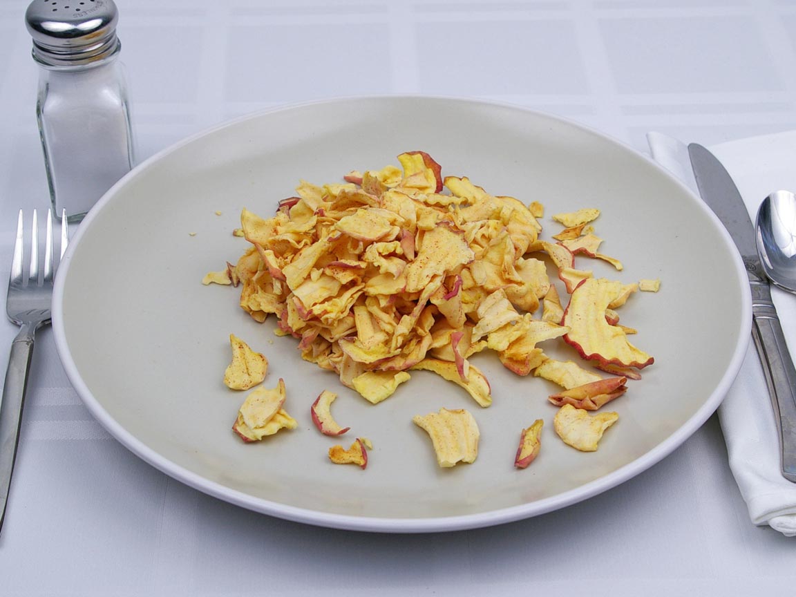 Calories in 42 grams of Apple Chips