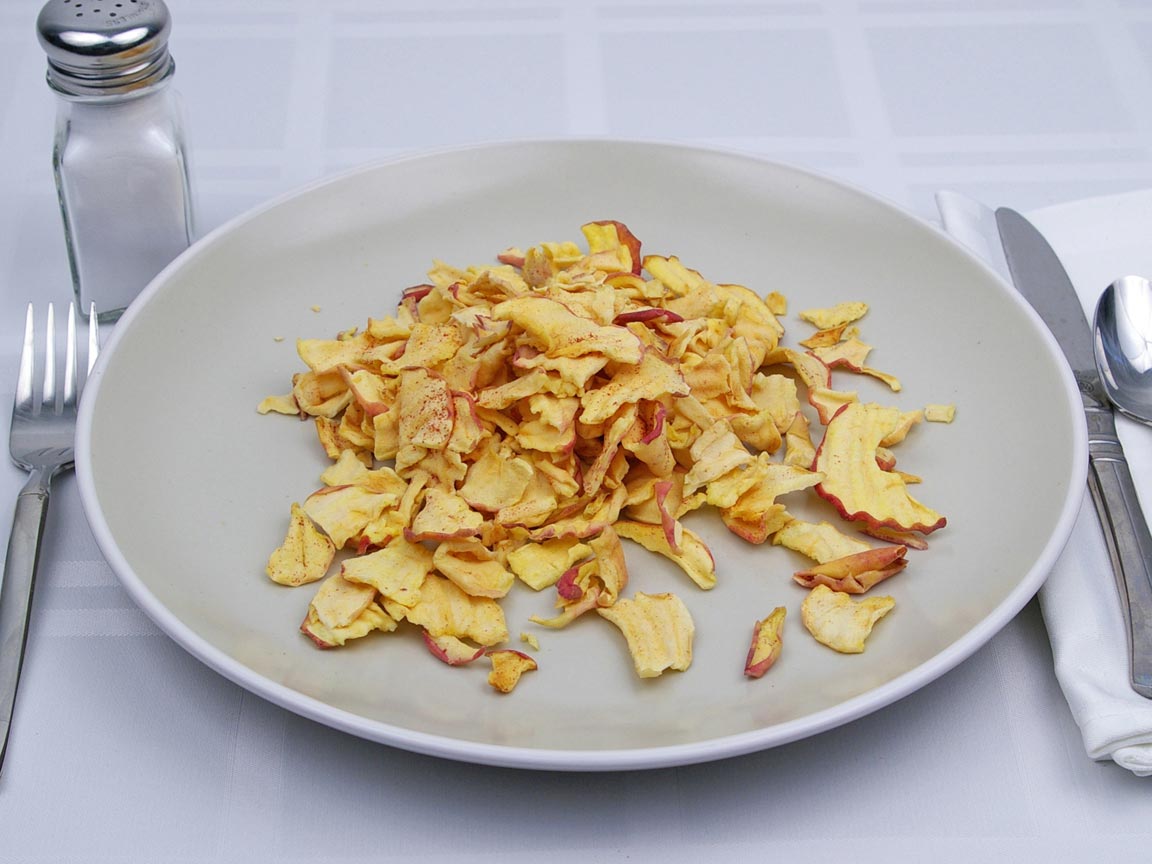 Calories in 49 grams of Apple Chips