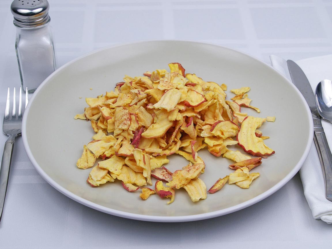 Calories in 56 grams of Apple Chips