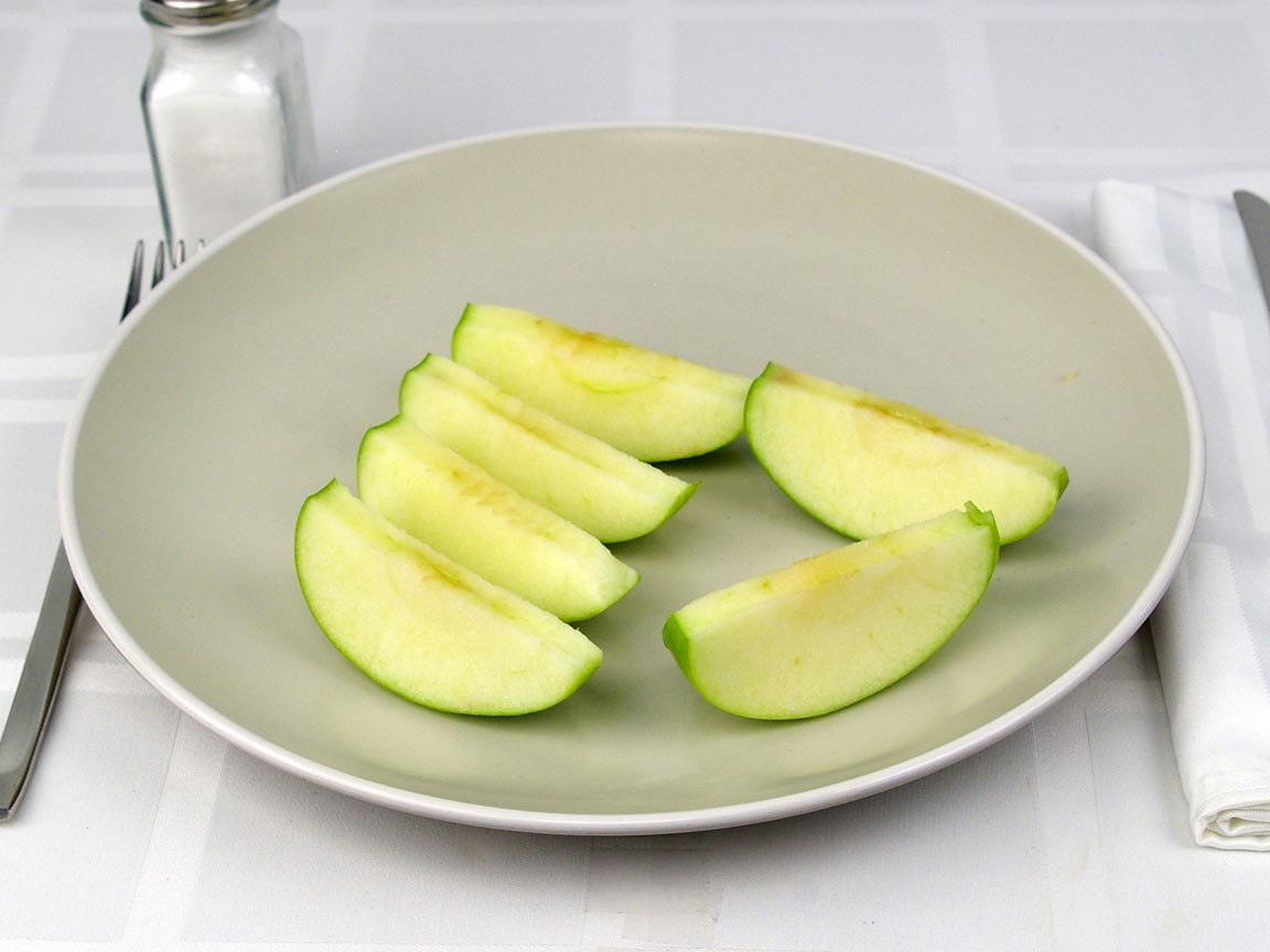 Calories in 0.75 apple(s) of Apple - Green