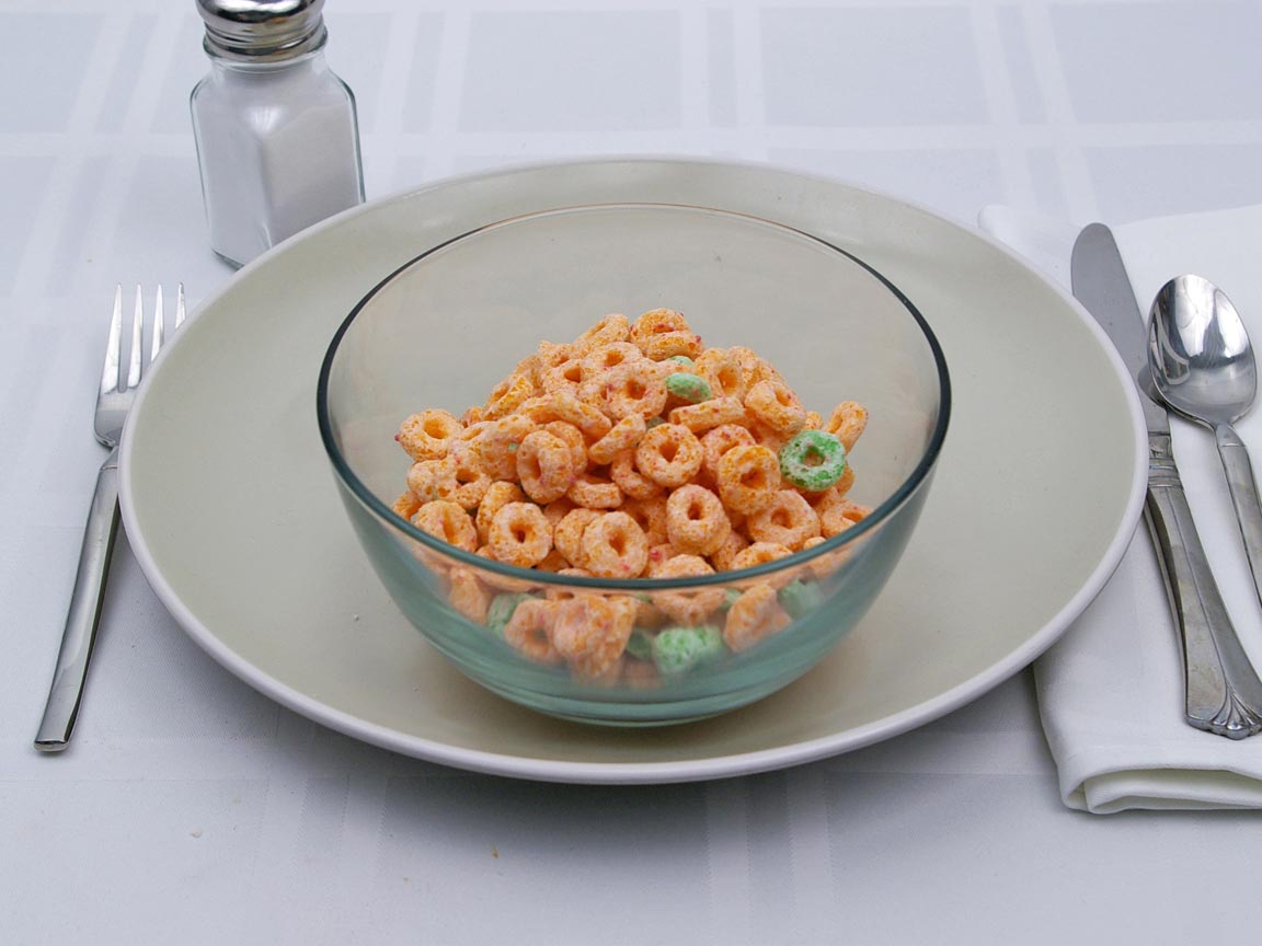 Calories in 1.75 cup(s) of Apple Jacks Cereal