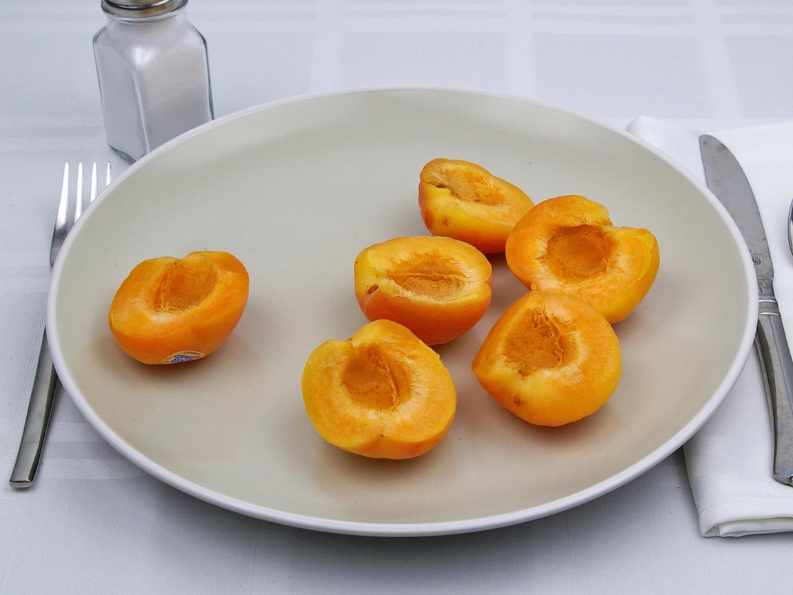 Calories in 3 fruit(s) of Apricots
