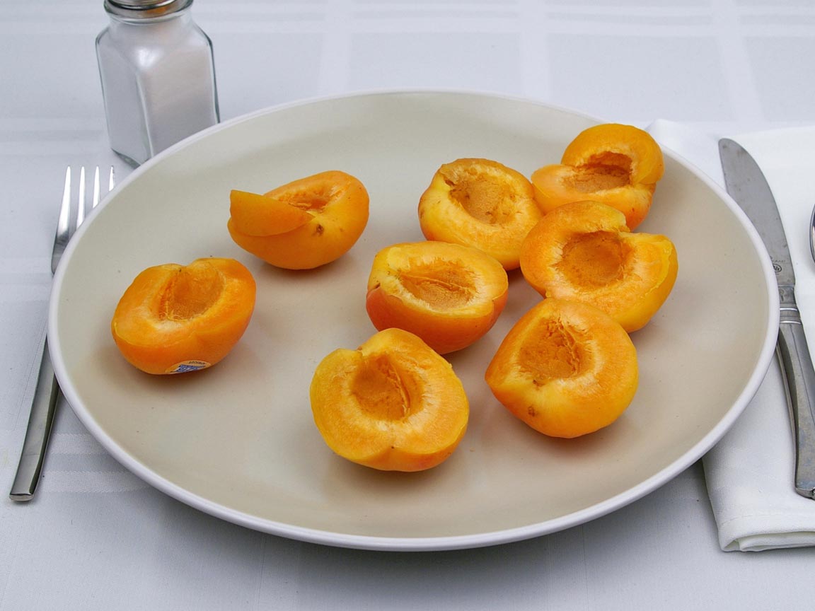 Calories in 4 fruit(s) of Apricots