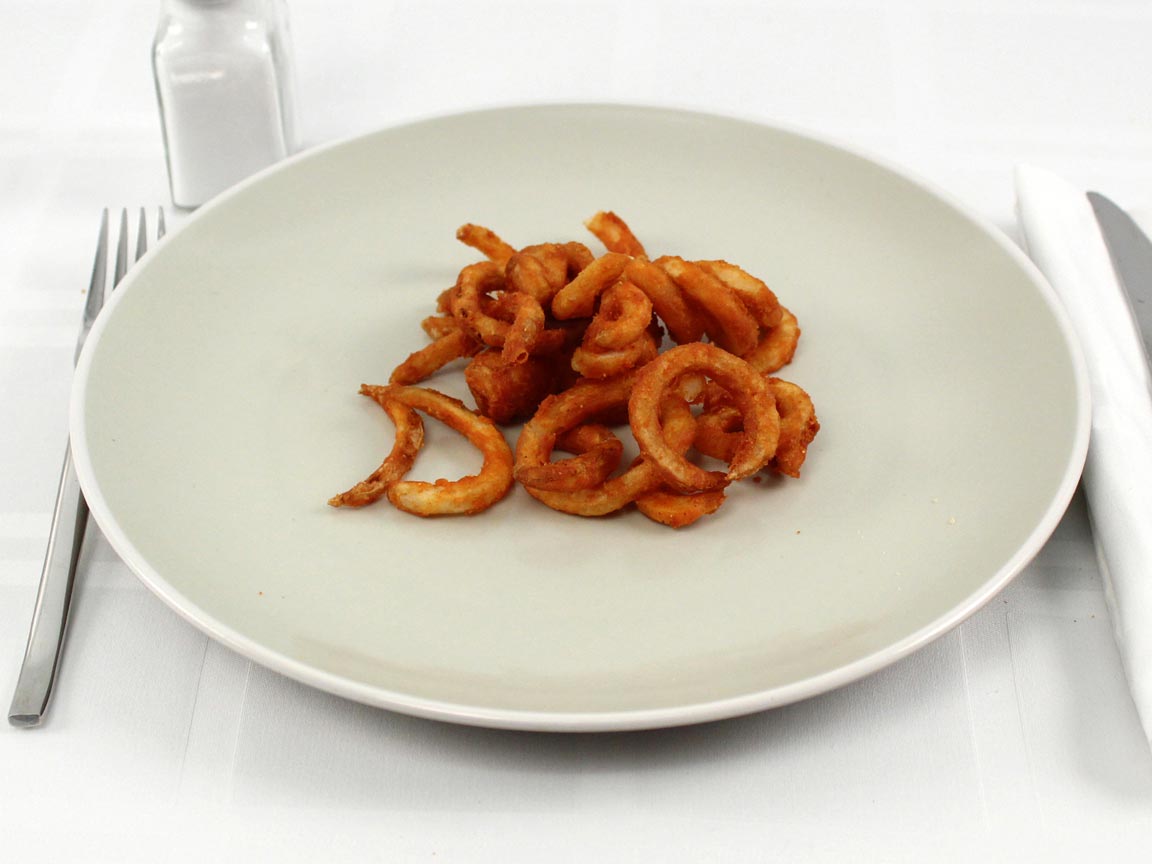Calories in 56 grams of Arby's Curly Fries