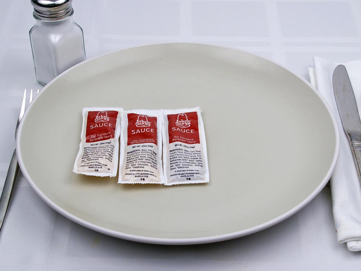 Calories in 3 packet(s) of Arby's  - Arby's Sauce