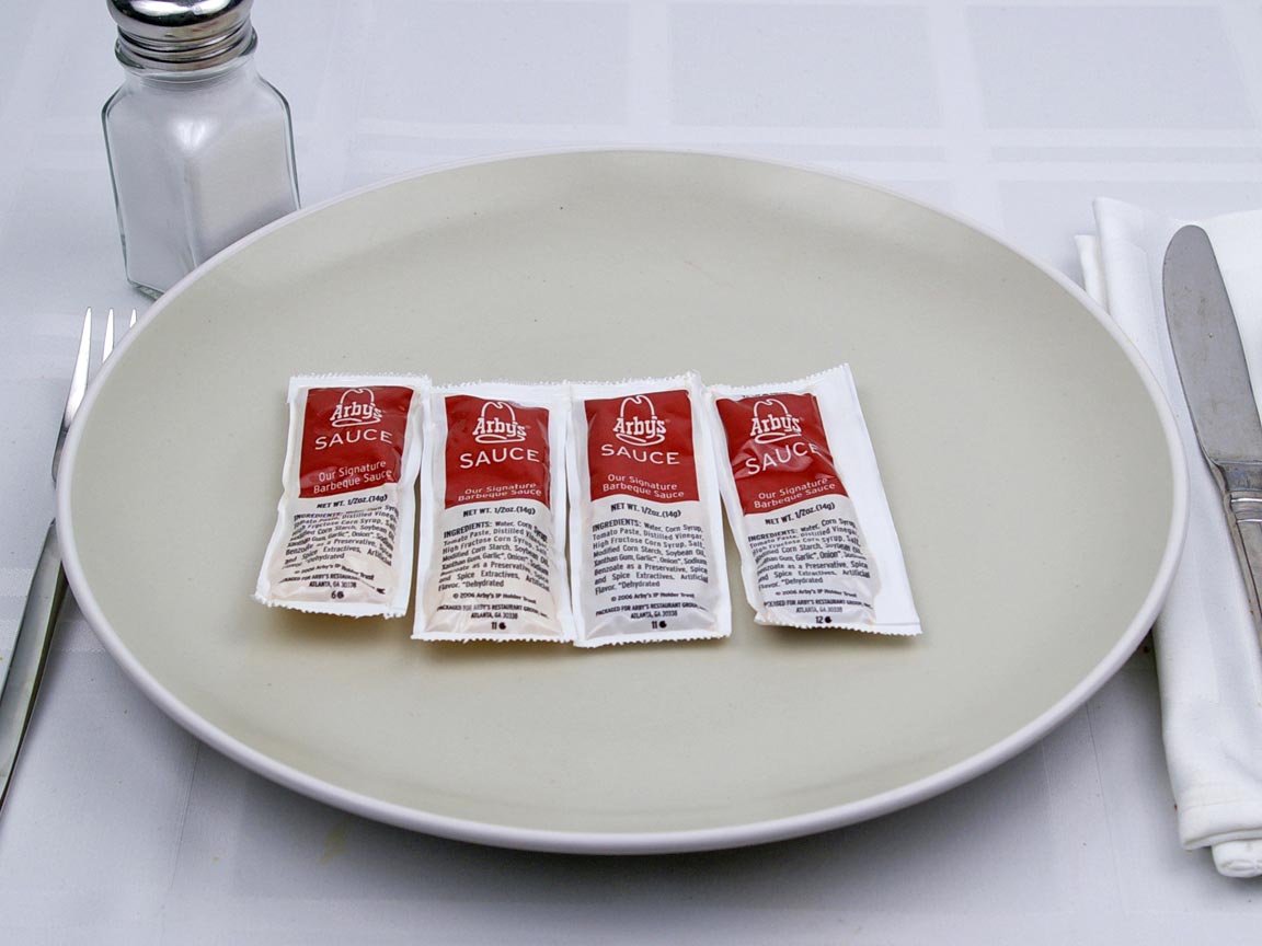 Calories in 4 packet(s) of Arby's  - Arby's Sauce