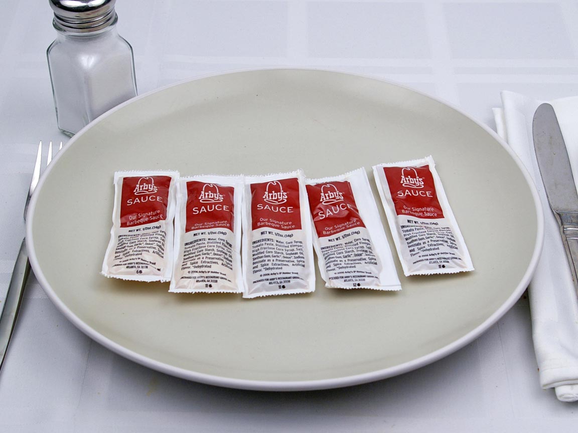 Calories in 5 packet(s) of Arby's  - Arby's Sauce