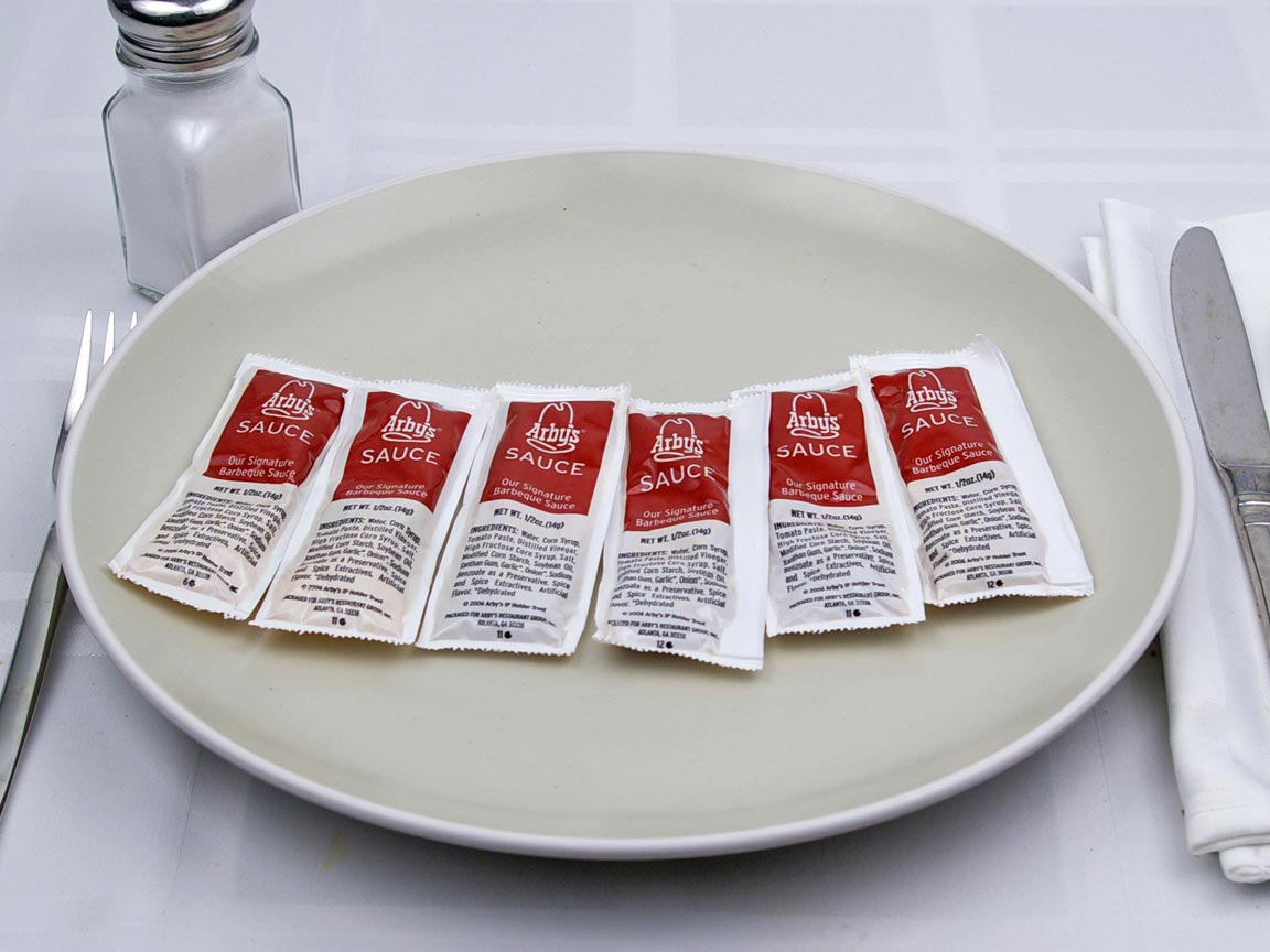 Calories in 6 packet(s) of Arby's  - Arby's Sauce