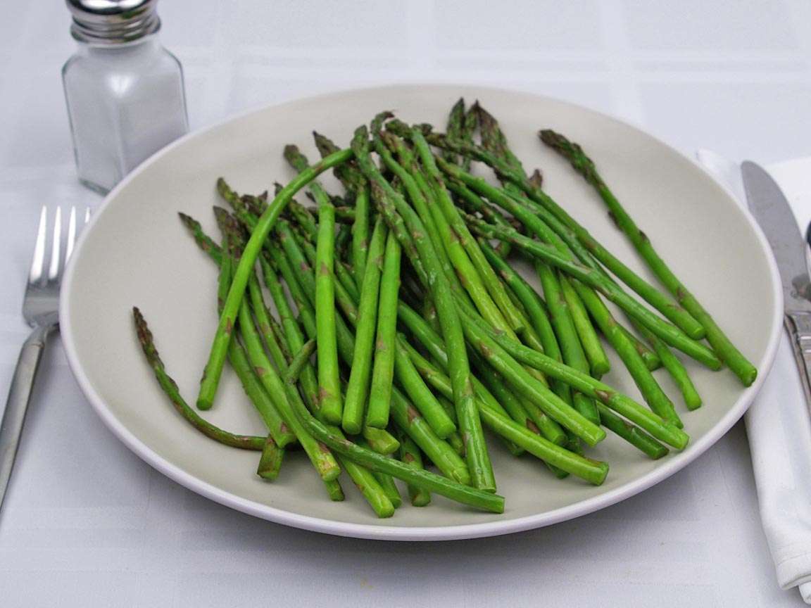 Calories in 226 grams of Asparagus - Raw