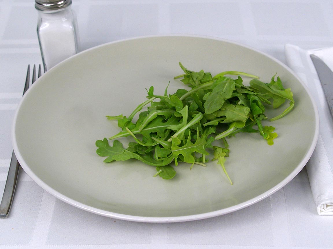 Calories in 1 cup(s) of Baby Arugula