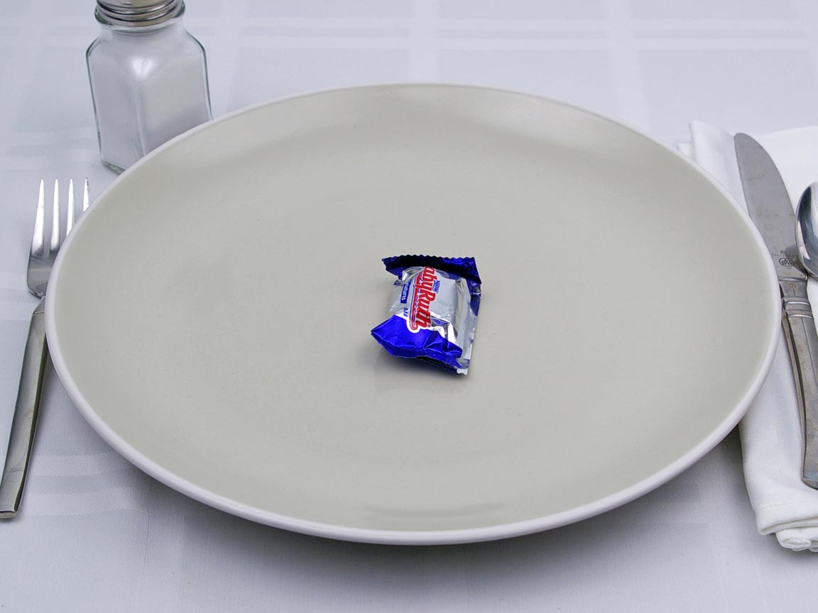 Calories in 1 piece(s) of Baby Ruth Mini