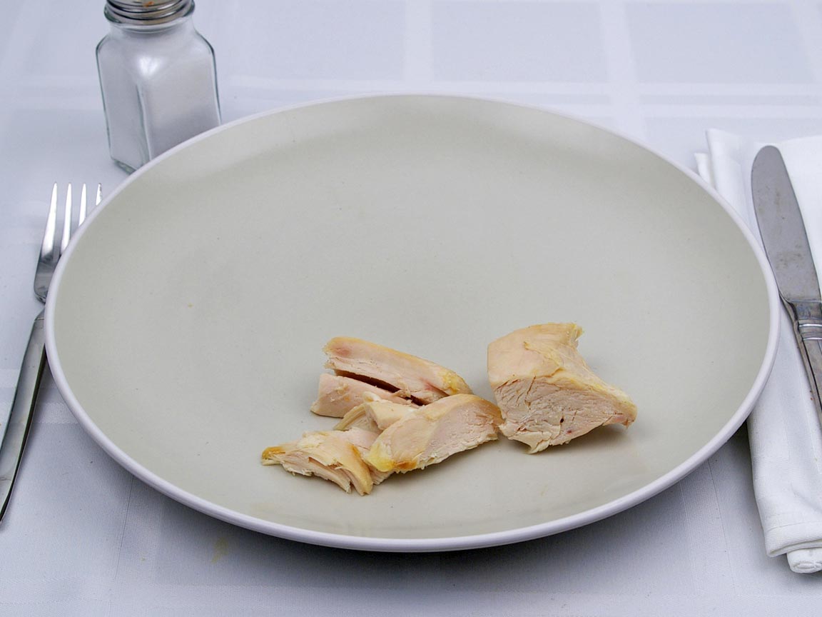 Calories in 0.33 breast of Chicken - Baked - Breast - Skinless