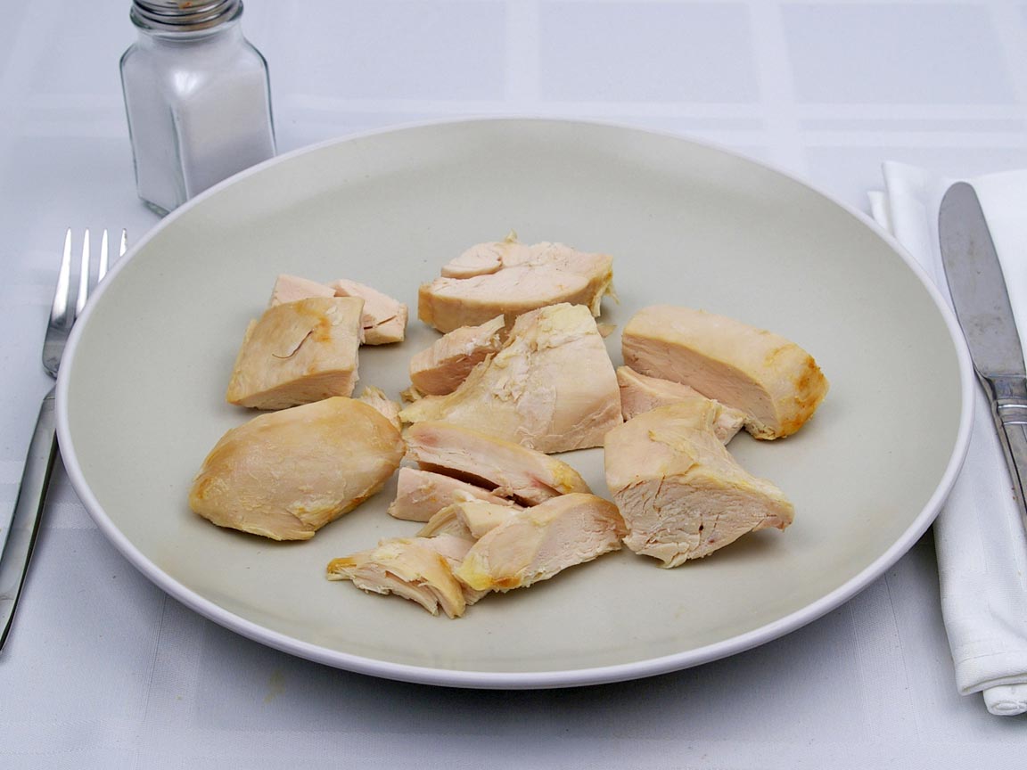 Calories in 1.17 breast of Chicken - Baked - Breast - Skinless