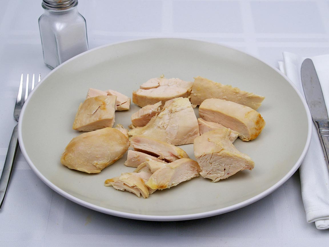 Calories in 1.33 breast of Chicken - Baked - Breast - Skinless