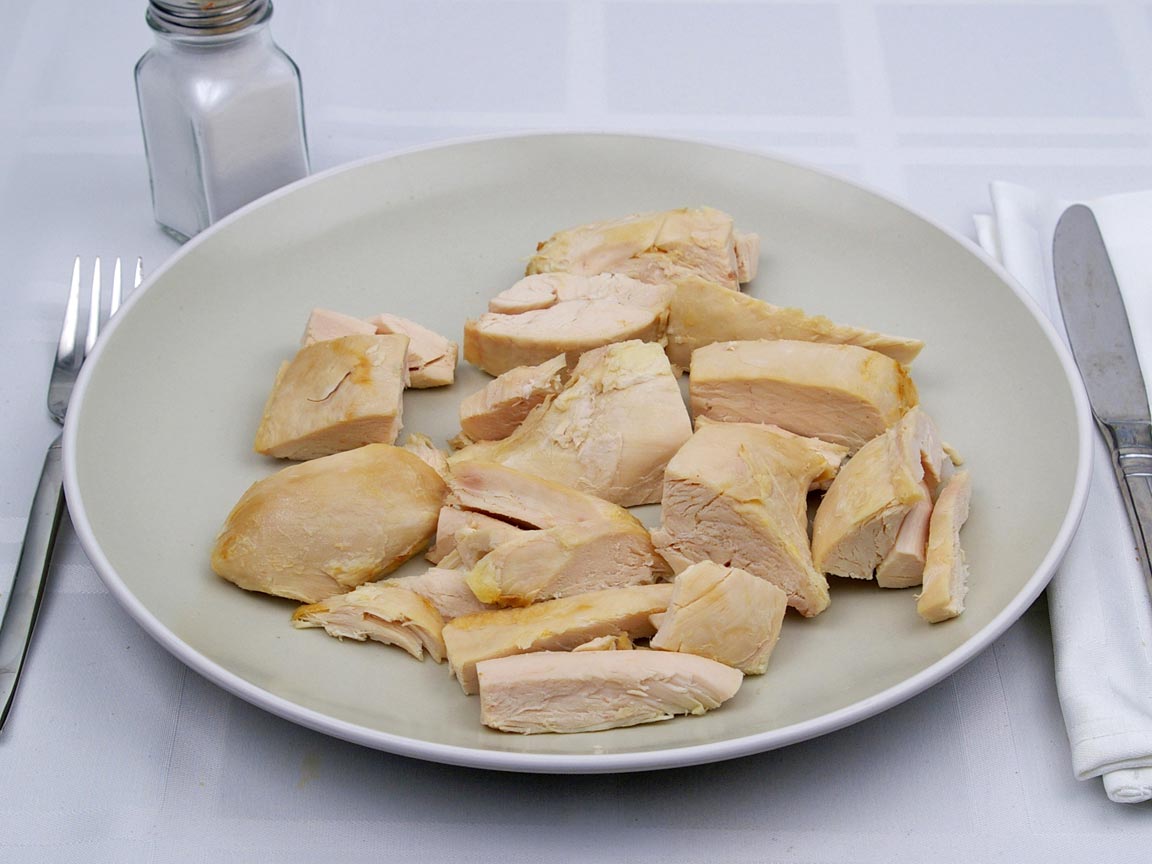 Calories in 1.83 breast of Chicken - Baked - Breast - Skinless