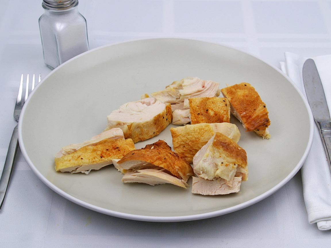 Calories in 1.33 breast of Chicken - Baked - Breast