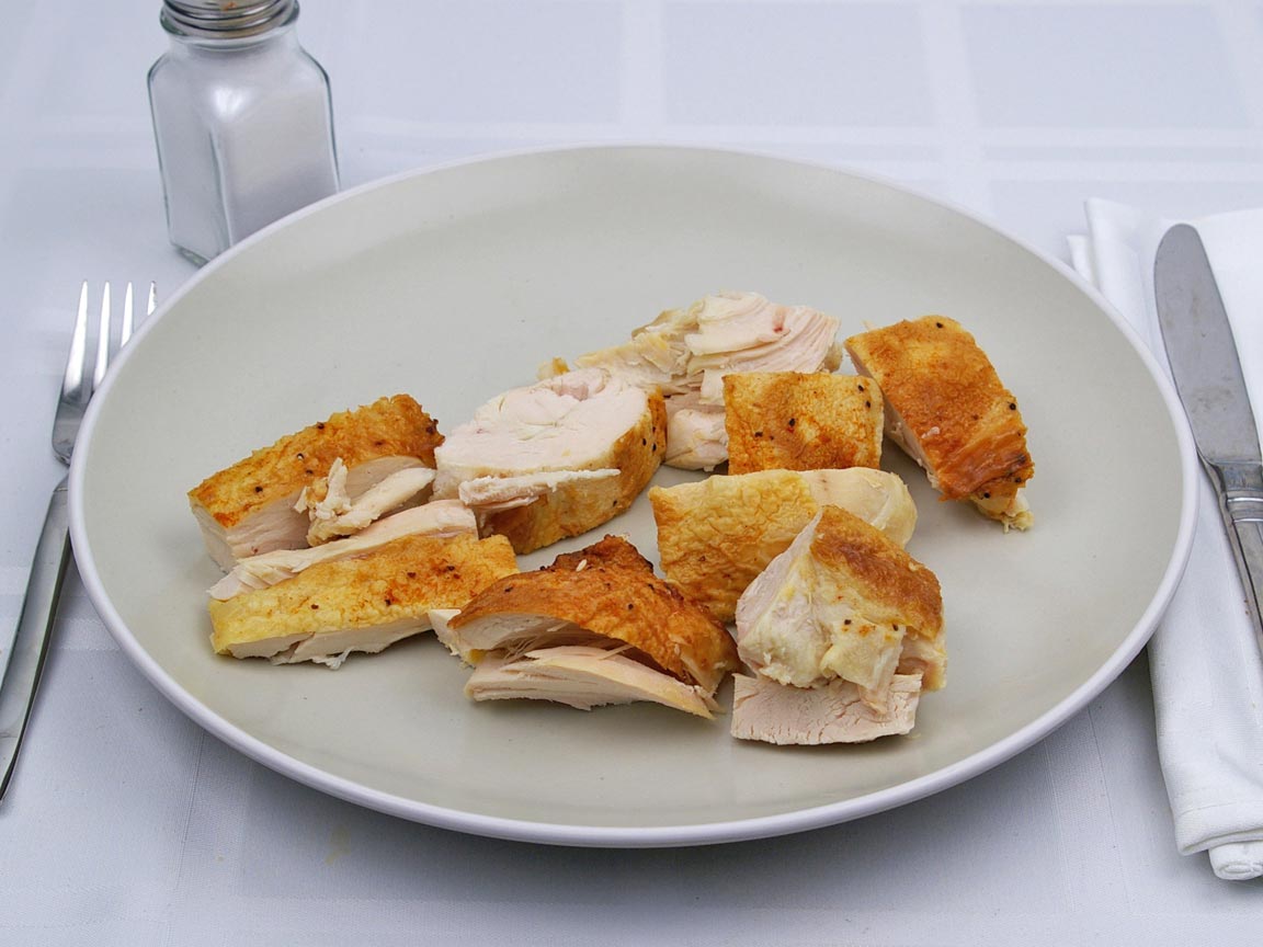 Calories in 1.5 breast of Chicken - Baked - Breast