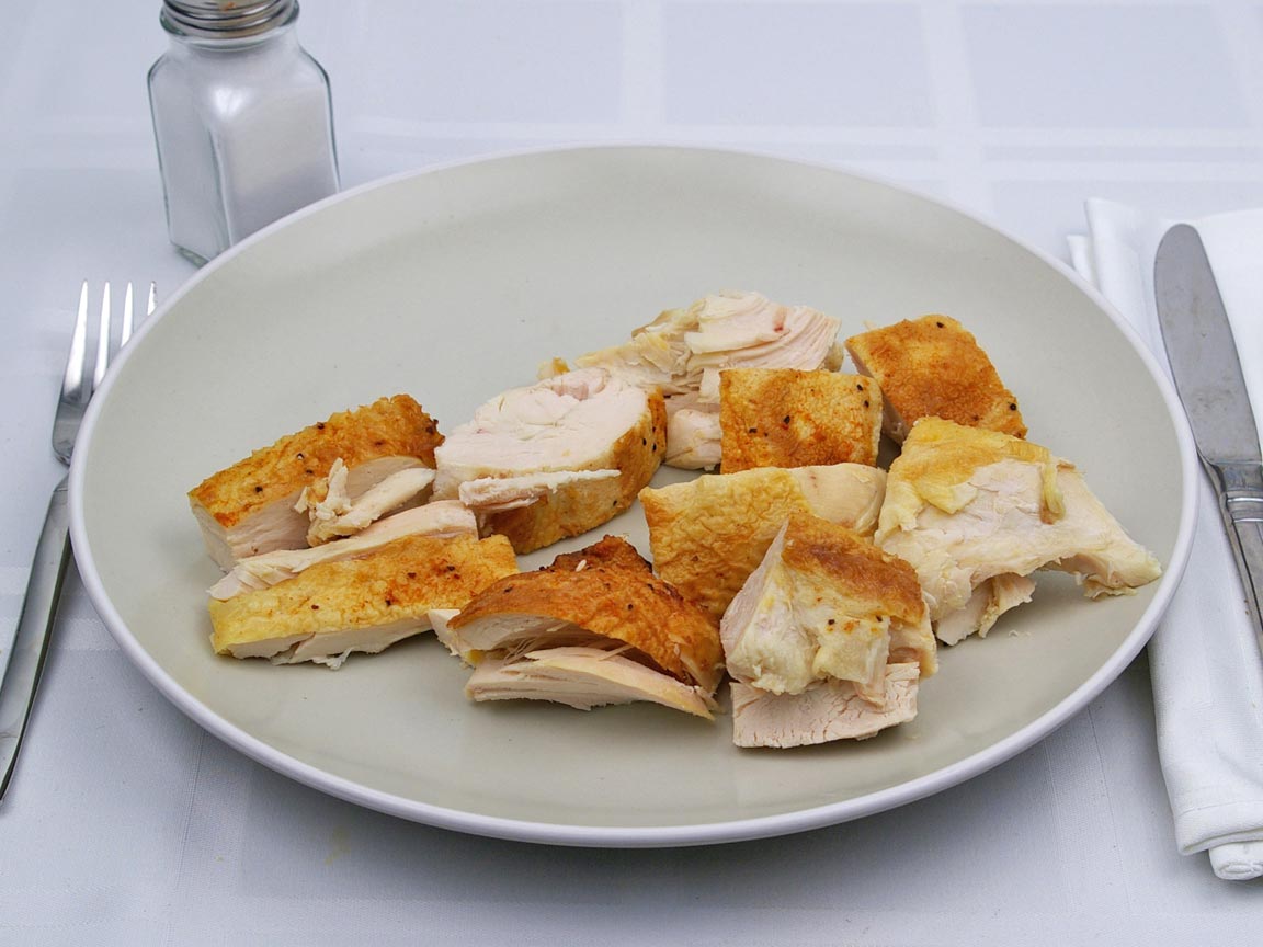 Calories in 1.67 breast of Chicken - Baked - Breast