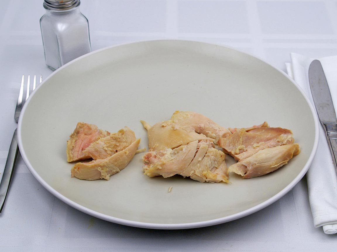 Calories in 113 grams of Chicken - Baked - Thigh - Skinless