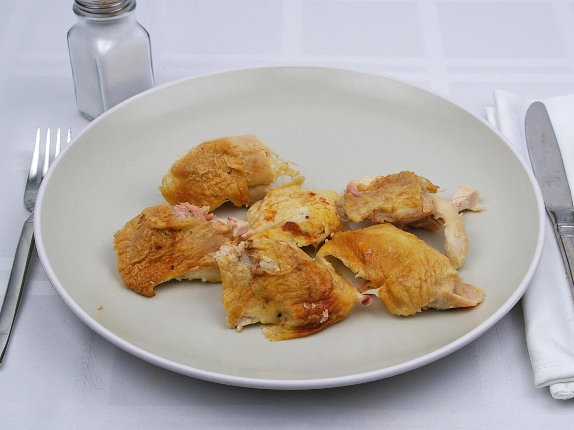 Calories in 170 grams of Chicken - Baked - Thigh