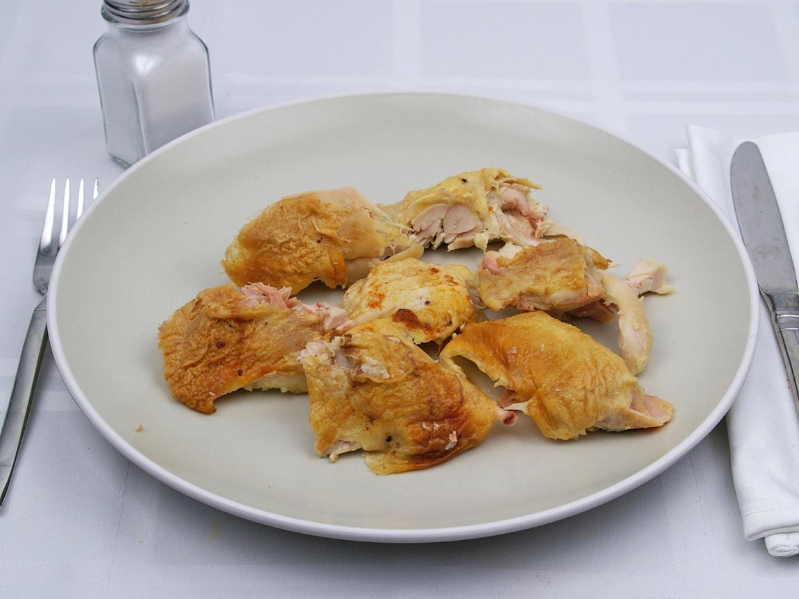 Calories in 198 grams of Chicken - Baked - Thigh
