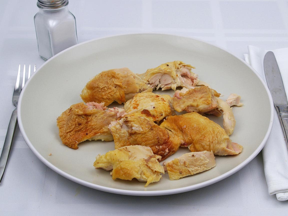 Calories in 226 grams of Chicken - Baked - Thigh
