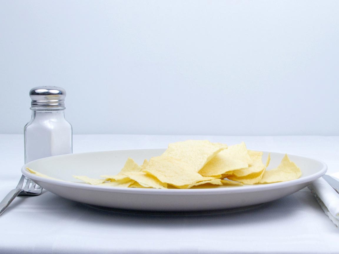 Calories in 28 grams of Potato Chips - Baked - Original